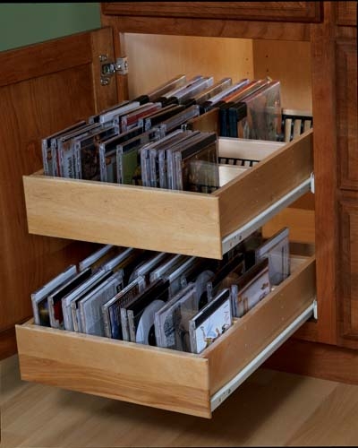 Roll-out CD holder  | Cabinet Store Will County